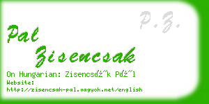 pal zisencsak business card
